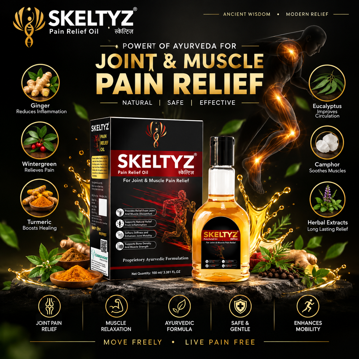 Joint & Muscle Pain Relief Oil