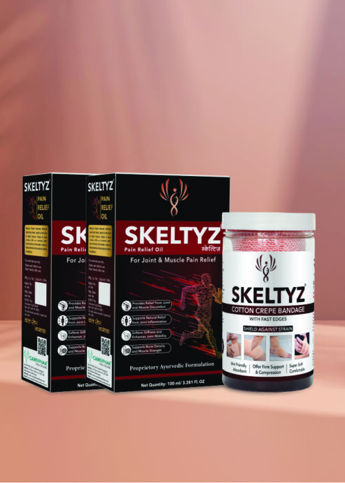 2 Skeltyz Oil + Free Crepe Bandage